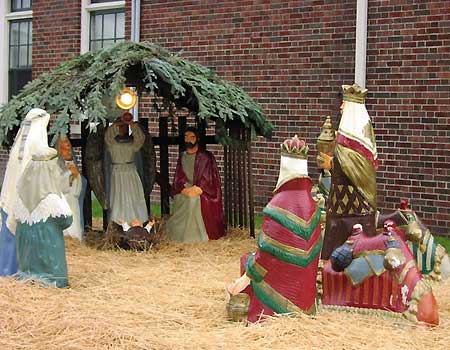 Nativity Scene in Berkley, Michigan